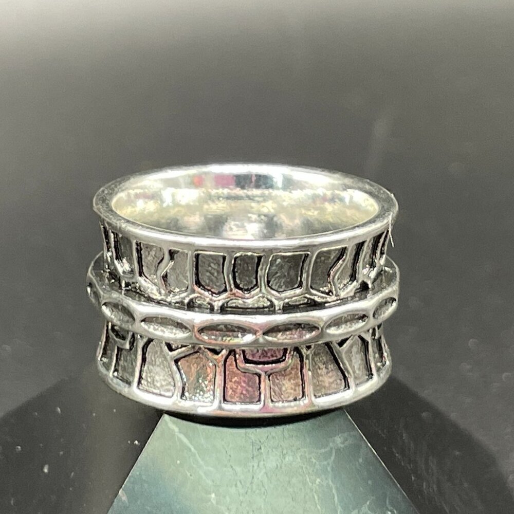 Sunflower / Daisy / Flower Boho Two Tone Ring #1355 - Picture 6 of 12